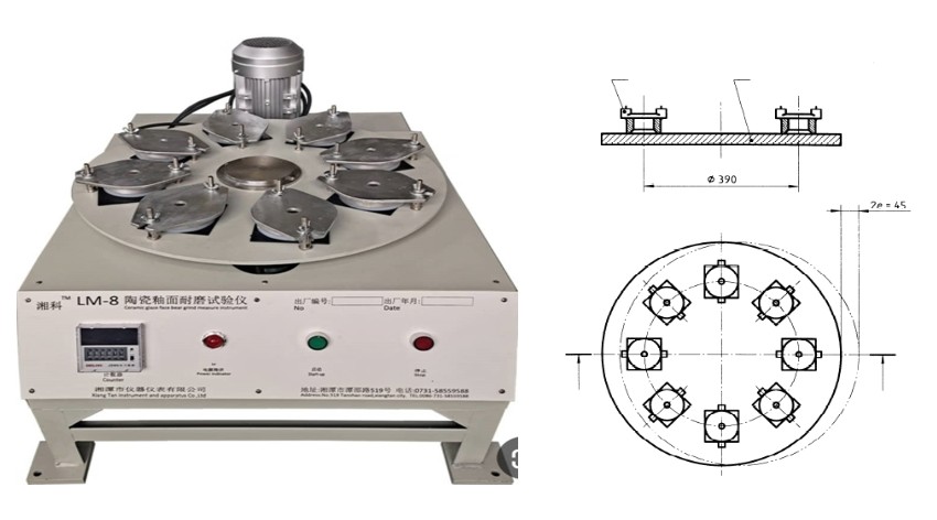 آزمون سایش سطحی مقاومت کاشی دربرابرخش
