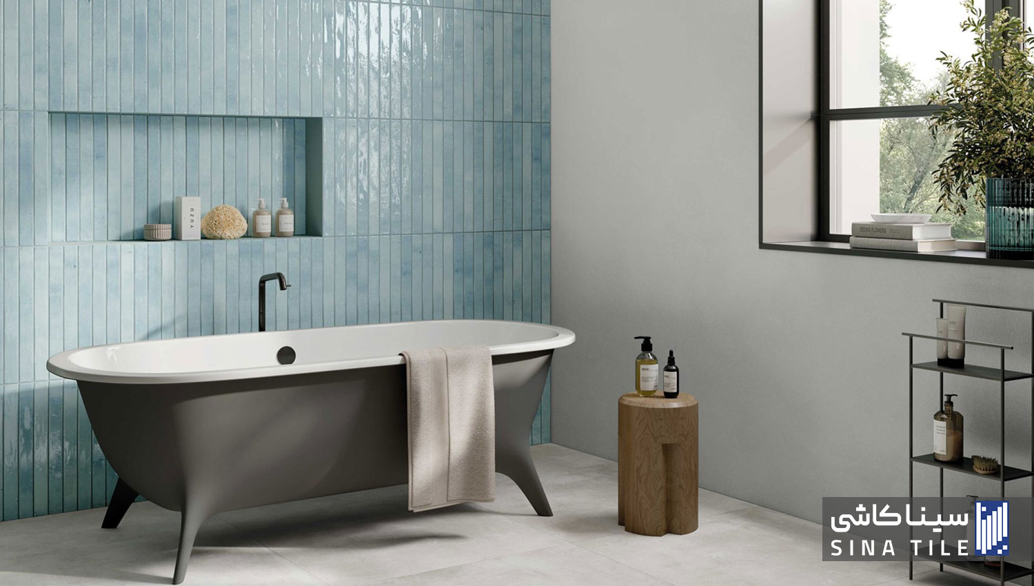 ترند رنگ های سرد و مینیمالیستی کاشی و سرامیک