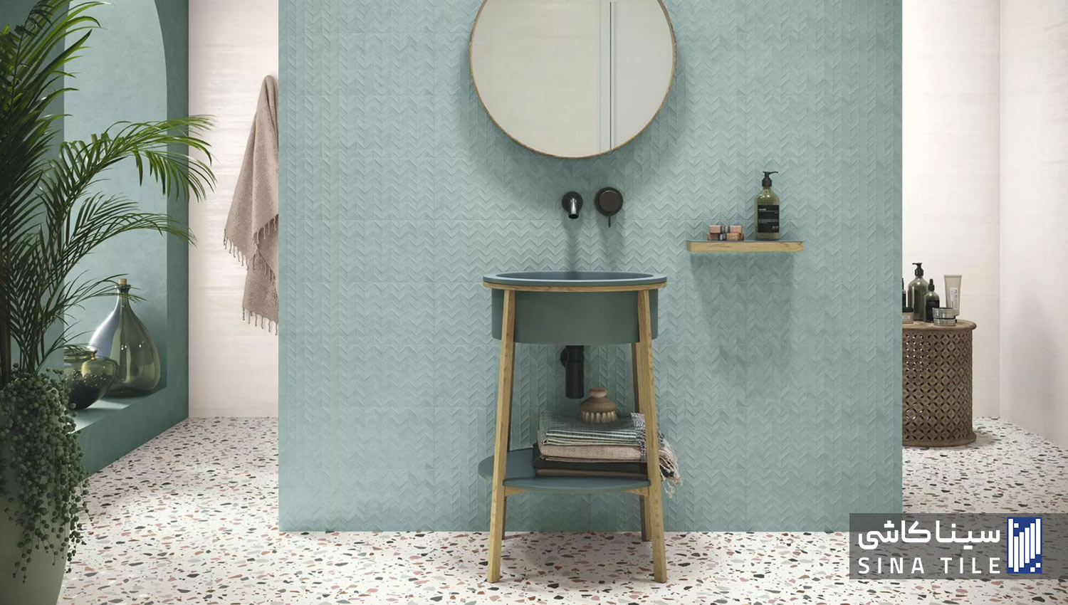 ترند رنگ های سرد و مینیمالیستی کاشی و سرامیک