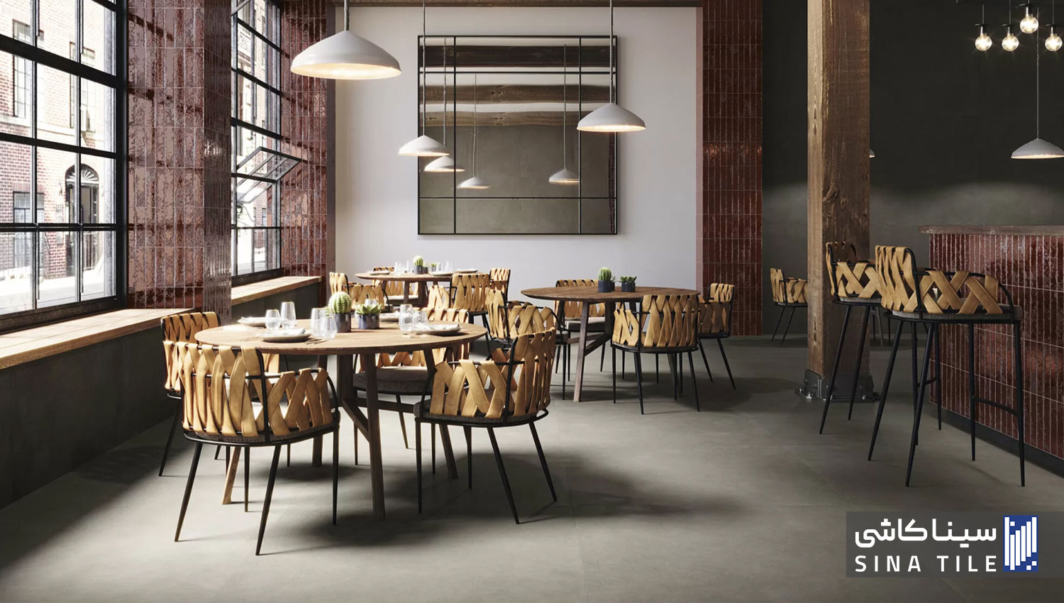 ترندهای رنگی گرم و طبیعت گرایانه کاشی و سرامیک