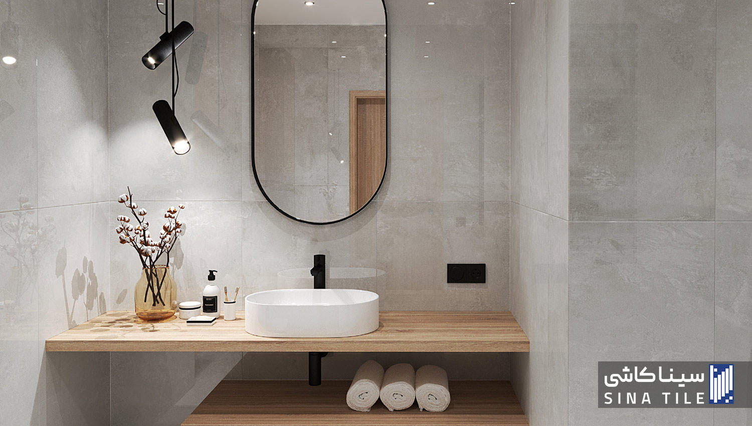 البلاط اللامع المناسب للمساحات ذات الإضاءة المنخفضة